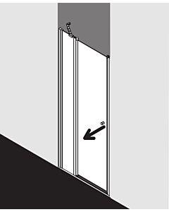 Kermi Ibiza 2000 Schwingtür I2STL090201PK  865-900/2000 cm