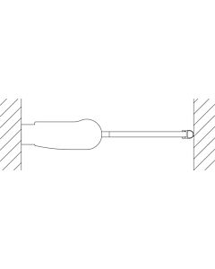 Kermi Pega swing door 2000 -leaf PE1TL07518VYK 75x185cm, silver high gloss TSG SR Opaco Clean, left