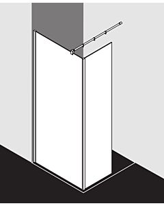 Kermi Système de verre Xb XBWIW10020VAK 98-100x200cm, argent brillant, TSG clair