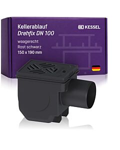 Kessel Kellerablauf 27301 DN 100, mit Rückstaudoppelverschluss