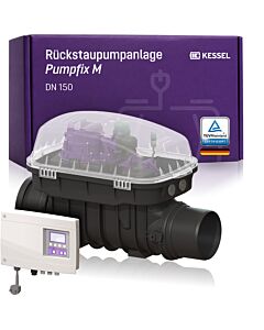 KESSEL Rückstaupumpanlage Pumpfix M 24150 DN 150 für fäkalienhaltiges  Abwasser mit Comfort-Steuerung