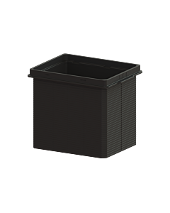 Kessel Verlängerungsstück 38670 Kunststoff, H = 183 mm schwarz