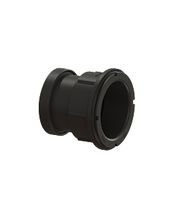 Kessel Zulaufstutzen DN 70 39007 ABS, mit Dichtung und Gewindering