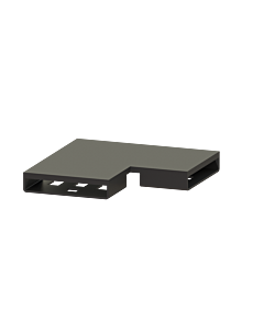 connecteur Kessel 45102.01 Noir brossé, angle 90 degrés