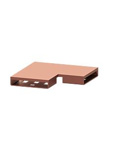 connecteur Kessel 45103.01 Cuivre brossé, angle 90 degrés