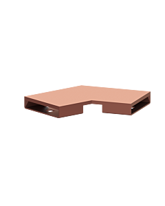 connecteur Kessel 45103.03 Cuivre brossé, angle 30 degrés