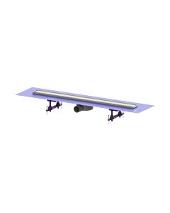 Kessel shower channel 45600.64M 850mm, with sealing collar, drain body