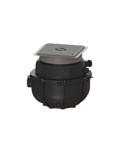 Kessel Aqualift S Hebeanlage 280500SC GTF 500-S1 resistant, schwarz, zum Einbau in Bodenplatte, 230 V