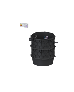 Kessel Station de pompage Aqualift 8743018 STZ 2500-S1, 400 V, 2 Pompes , avec bague d&#39;arbre