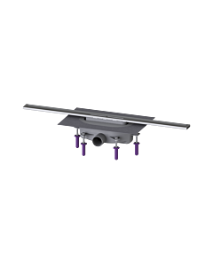 Kessel shower channel 45200.08 800 mm, brushed stainless steel, 50 mm water seal