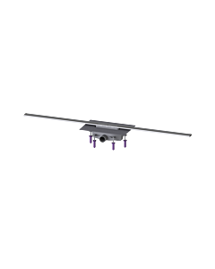 Kessel shower channel 45200.14 1400 mm, brushed stainless steel, 50 mm water seal