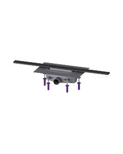 Kessel douche 45202.08 800 mm, noir brossé, joint d&#39;eau 50 mm