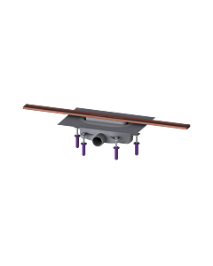 Kessel shower channel 45203.08 800 mm, brushed copper, 50 mm water seal