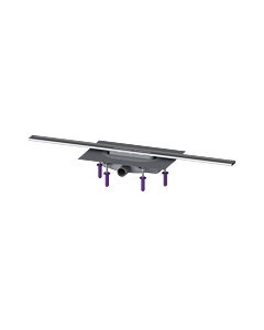 Kessel shower channel 45300.09 900 mm, brushed stainless steel, Megastop