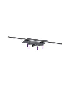 Kessel 45300.10 1000 mm, acier inoxydable brossé, Megastop