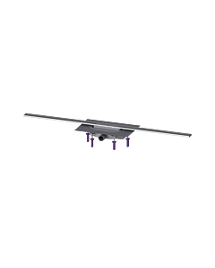 Kessel douche 45300.12 1200 mm, acier inoxydable brossé, Megastop