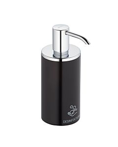 Keuco disinfectant dispenser 04952370100, floor-standing model with pump, 250ml, chrome-black