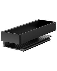 Keuco Edition 11 panier de douche 11159370000 noir mat, avec raclette en verre intégrée