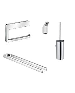 Keuco Moll Bad Accessoires Set Handtuchhalter,Haken,WC-Bürste,Papierhalter