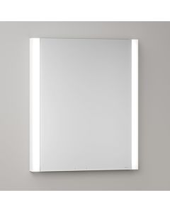 KEUCO Somaris Spiegelschrank mit Beleuchtung 14511511201 60x71x11,5cm, Wandeinbau, 1 Tür, Spiegelheizung, Anschlag links, weiß matt