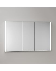 KEUCO Somaris Spiegelschrank mit Beleuchtung 14514003100 120x71x11,5cm, Wandeinbau, 3 Türen, verspiegelt