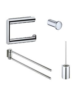 Keuco Plan Bad Accessoires Set Handtuchhalter,Haken,WC-Bürste,Papierhalter