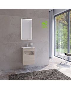 Keuco Stageline Waschtisch-Unterschrank 32822180002 Dekor Cashmere, Glas Cashmere klar, 46x62,5x38cm, ohne Elektrik, rechts