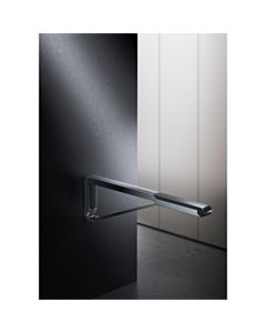 Keuco Axess WC support handle 35003170837 Aluminum silver anodised/black, 850 mm