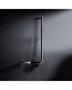 Keuco Poignée d&#39;angle Axess 35006170801 90 degrés, version droite, 851x381mm, aluminium anodisé argent/chromé