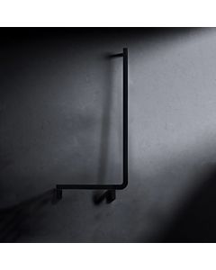 Keuco Poignée d&#39;angle Axess 35006370801 90 degrés, version droite, 851x381mm, noir mat