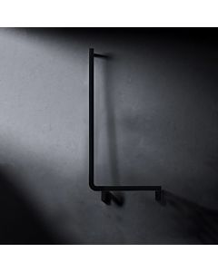 Keuco Poignée d&#39;angle Axess 35006370802 90 degrés, version gauche, 851x381mm, noir mat