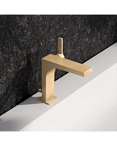 KEUCO Edition 11 single lever washbasin mixer 150, 51102250000 with pop-up waste set, brushed brass