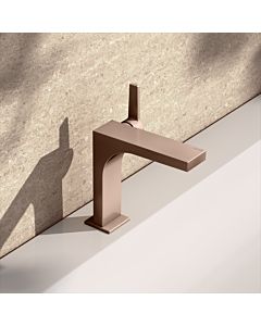 KEUCO Edition 11 single lever basin mixer 150, 51102290100 without waste set, brushed rose gold