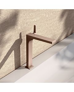 KEUCO Edition 11 single lever basin mixer 250, 51102290103 without drain fitting, brushed rose gold