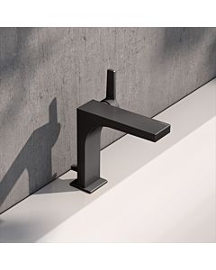 KEUCO Edition 11 single lever washbasin mixer 150, 51102350000 with pop-up waste set, brushed titanium black