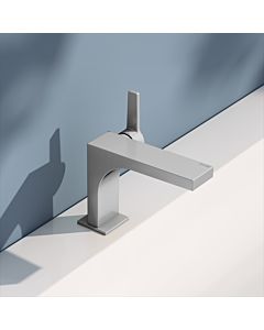 KEUCO Edition 11 single lever washbasin mixer 110, 51104210100 without drain fitting, stainless steel finish