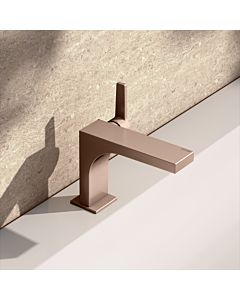 KEUCO Edition 11 single lever basin mixer 110, 51104290100 without waste set, brushed rose gold