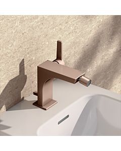 KEUCO Edition 11 single-lever bidet mixer 51109290000 with pop-up waste set, brushed rose gold