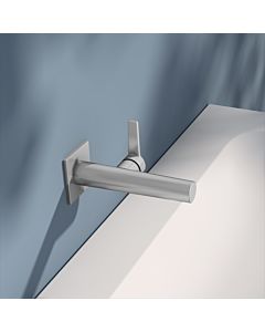KEUCO Edition 11 single lever washbasin mixer 51116210302 concealed, projection 19.7 cm, stainless steel finish