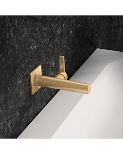 KEUCO Edition 11 single lever washbasin mixer 51116250302 concealed, projection 19.7 cm, brushed brass