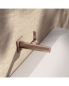 KEUCO Edition 11 single lever washbasin mixer 51116290302 concealed, projection 19.7 cm, brushed rose gold