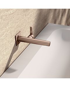 KEUCO Edition 11 single lever washbasin mixer 51116291302 concealed, projection 16.5 cm, brushed rose gold