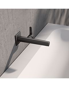 KEUCO Edition 11 single lever washbasin mixer 51116351302 concealed, projection 16.5 cm, brushed titanium black