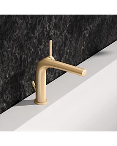 KEUCO Edition 400 mitigeur lavabo 150, 51502250000 avec tirette garniture de vidange , laiton brossé