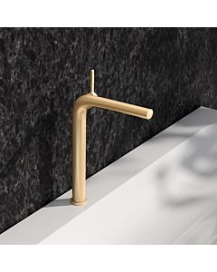 KEUCO Edition 400 mitigeur lavabo 290, 51502250103 sans garniture de vidange , laiton brossé