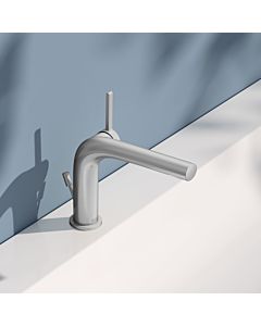 KEUCO Edition 400 mitigeur lavabo 120, 51504210002 avec tirette garniture de vidange , finition inox