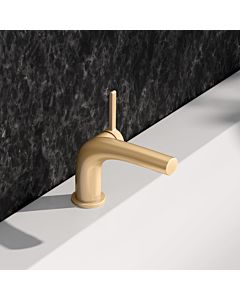 KEUCO Edition 400 mitigeur lavabo 80, 51504250100 sans garniture de vidange , laiton brossé