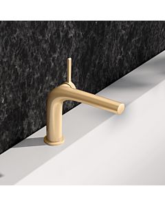 KEUCO Edition 400 mitigeur lavabo 120, 51504250102 sans garniture de vidange , laiton brossé