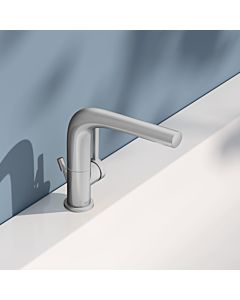 KEUCO Edition 400 mitigeur lavabo 150, 51505210000 pivotante , avec tirette garniture de vidange , finition inox