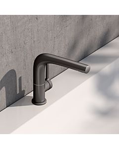 KEUCO Edition 400 mitigeur lavabo 150, 51505350100 pivotante , sans garniture de vidange , noir titane brossé